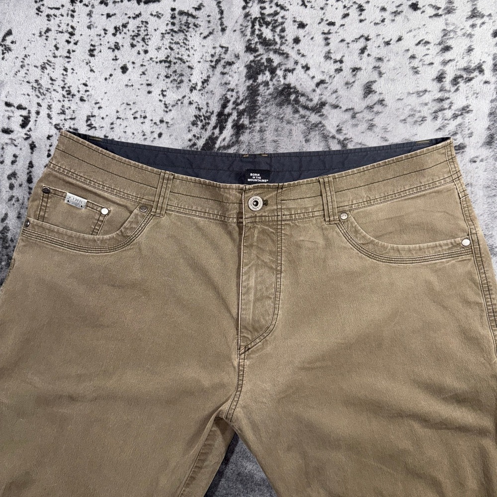 Kuhl Revolvr Pants Mens 40x30 Brown Uberkuhl Stretch Hiking Outdoor Cargo Pants - Picture 3 of 16
